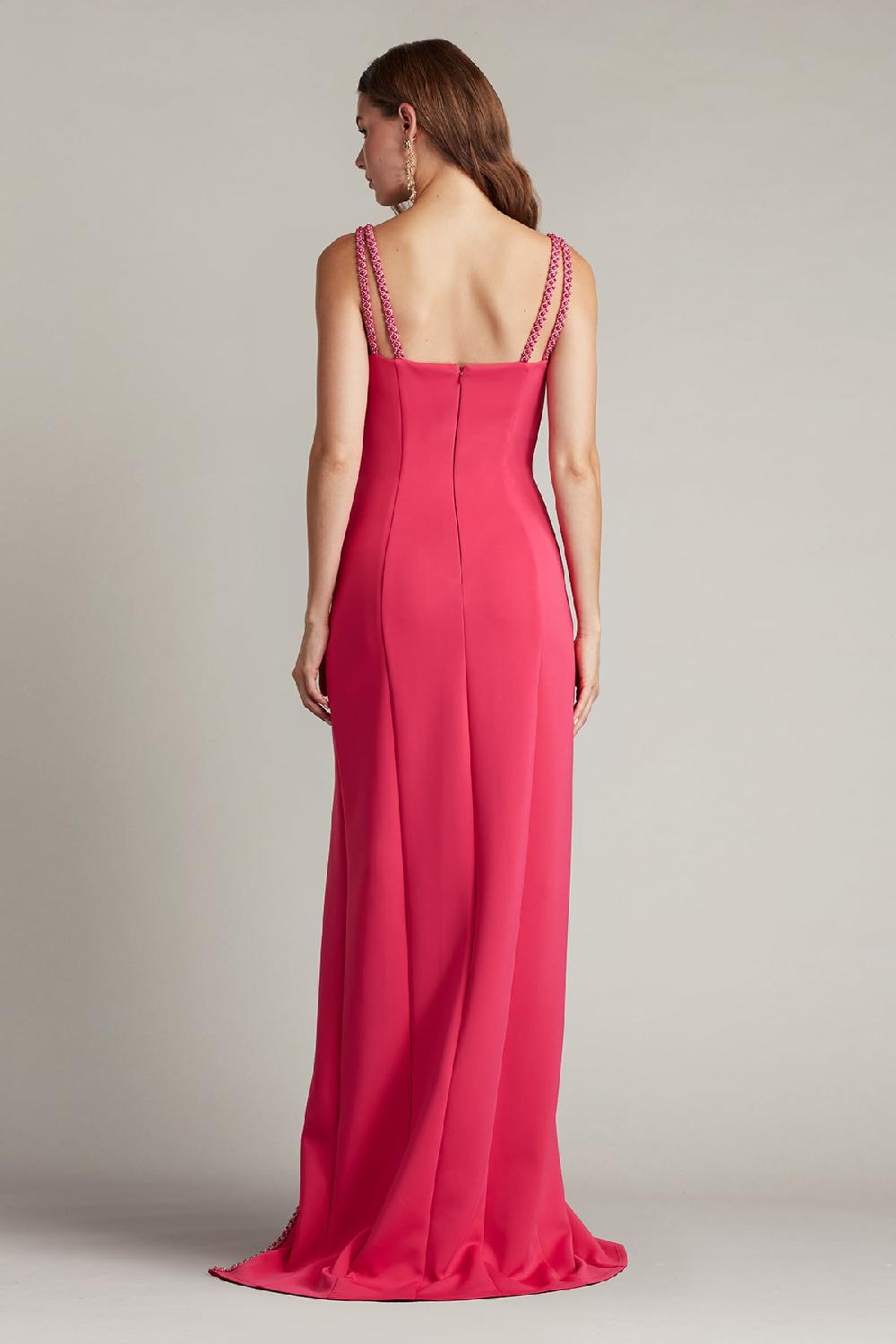 Tadashi Shoji Bia Spaghetti Strap Gown