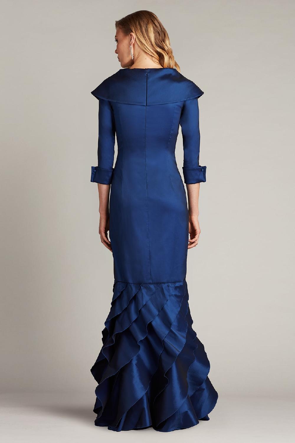 Tadashi Shoji Blythe Portrait Collar Gown