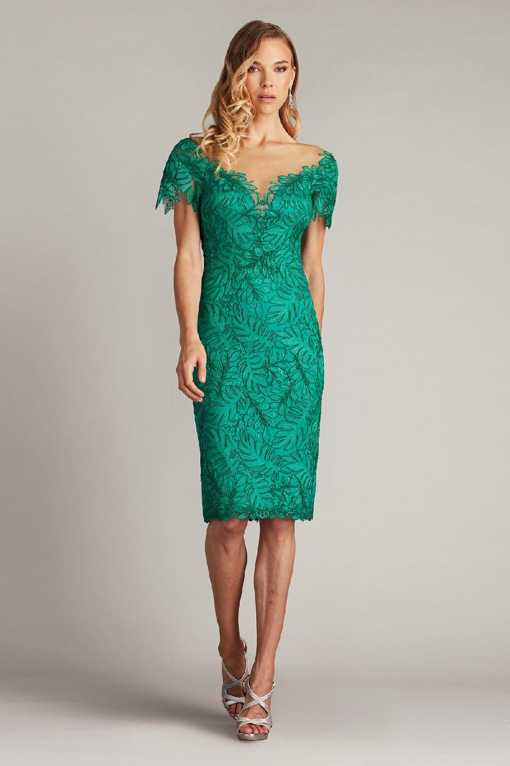 Tadashi Shoji Burgess Embroidered Lace Dress
