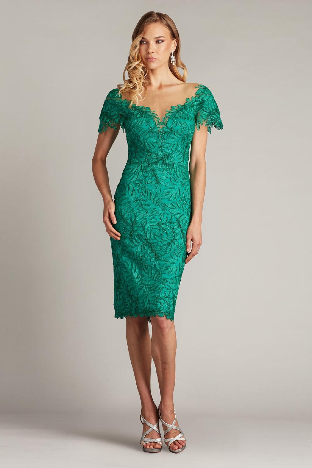 tadashi shoji Burgess Embroidered Lace Dress