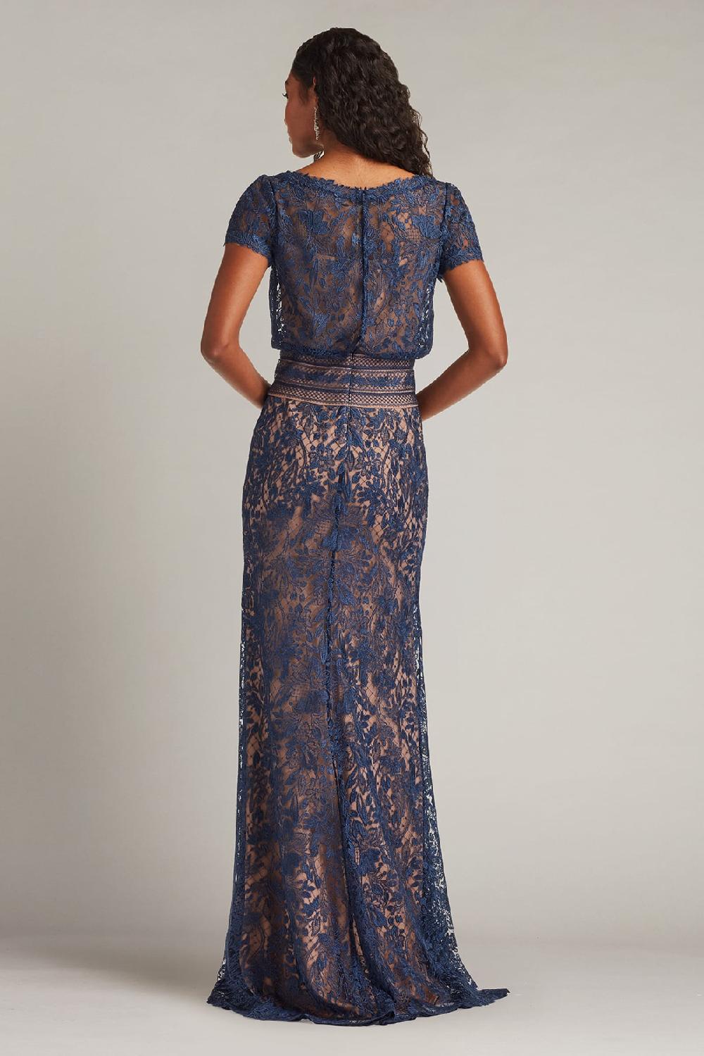 Tadashi Shoji Calista Embroidered Blouson Gown