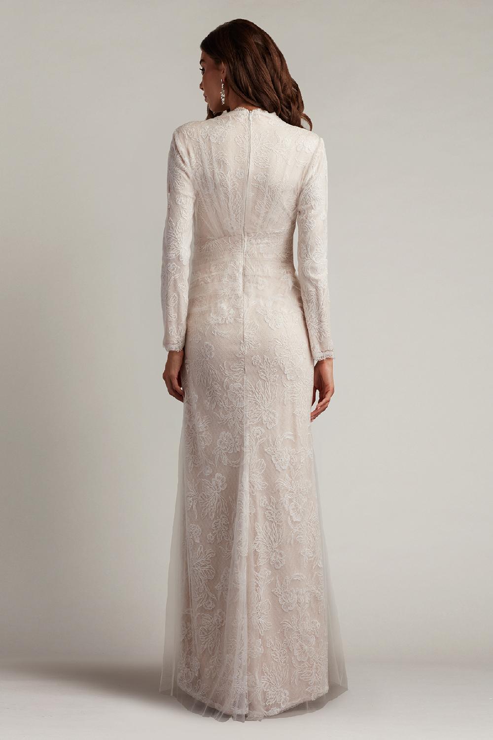 Tadashi Shoji Cherelle Embroidered Tulle Gown