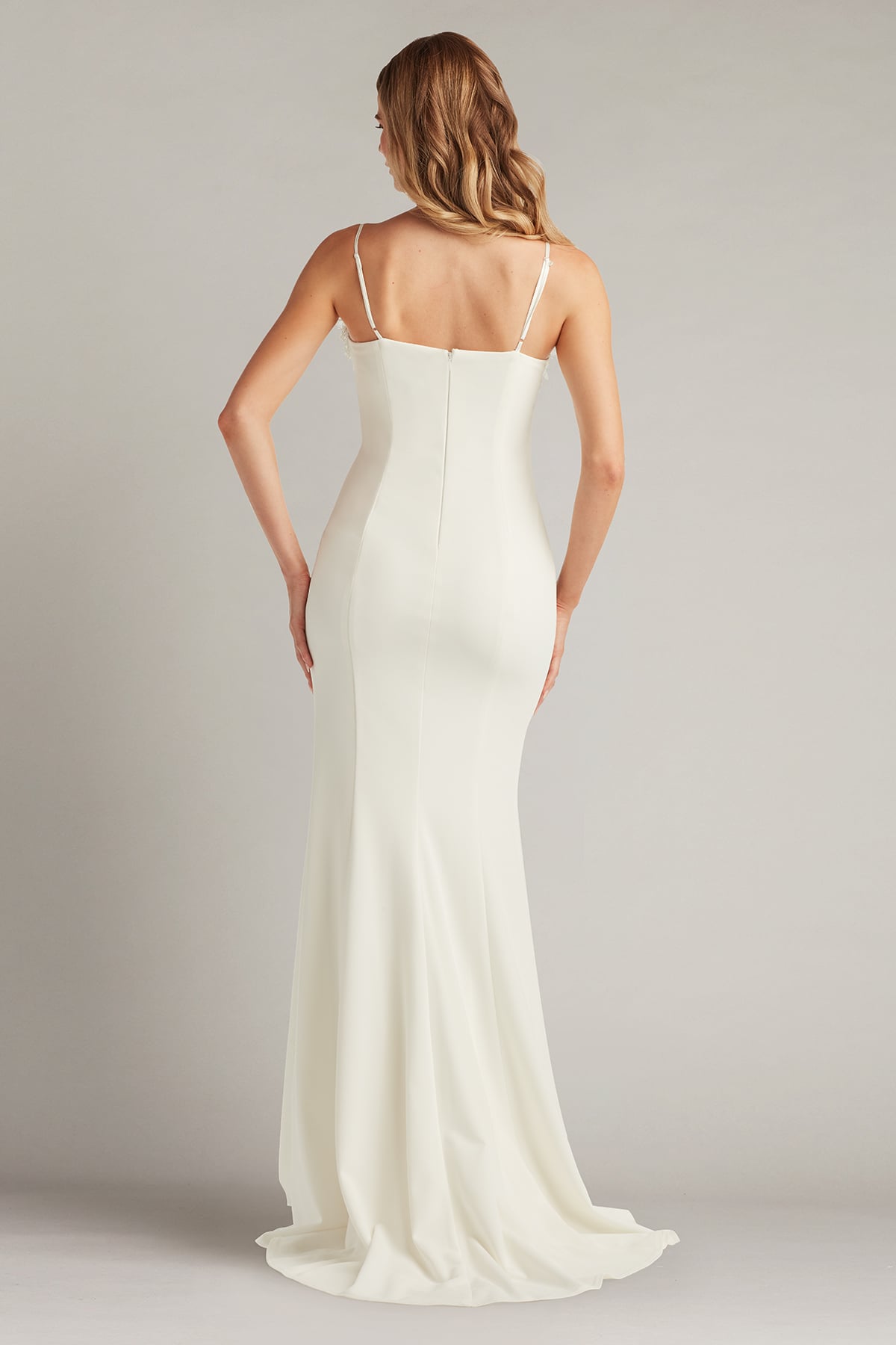 Tadashi Shoji Couteau Flower Embellished Gown