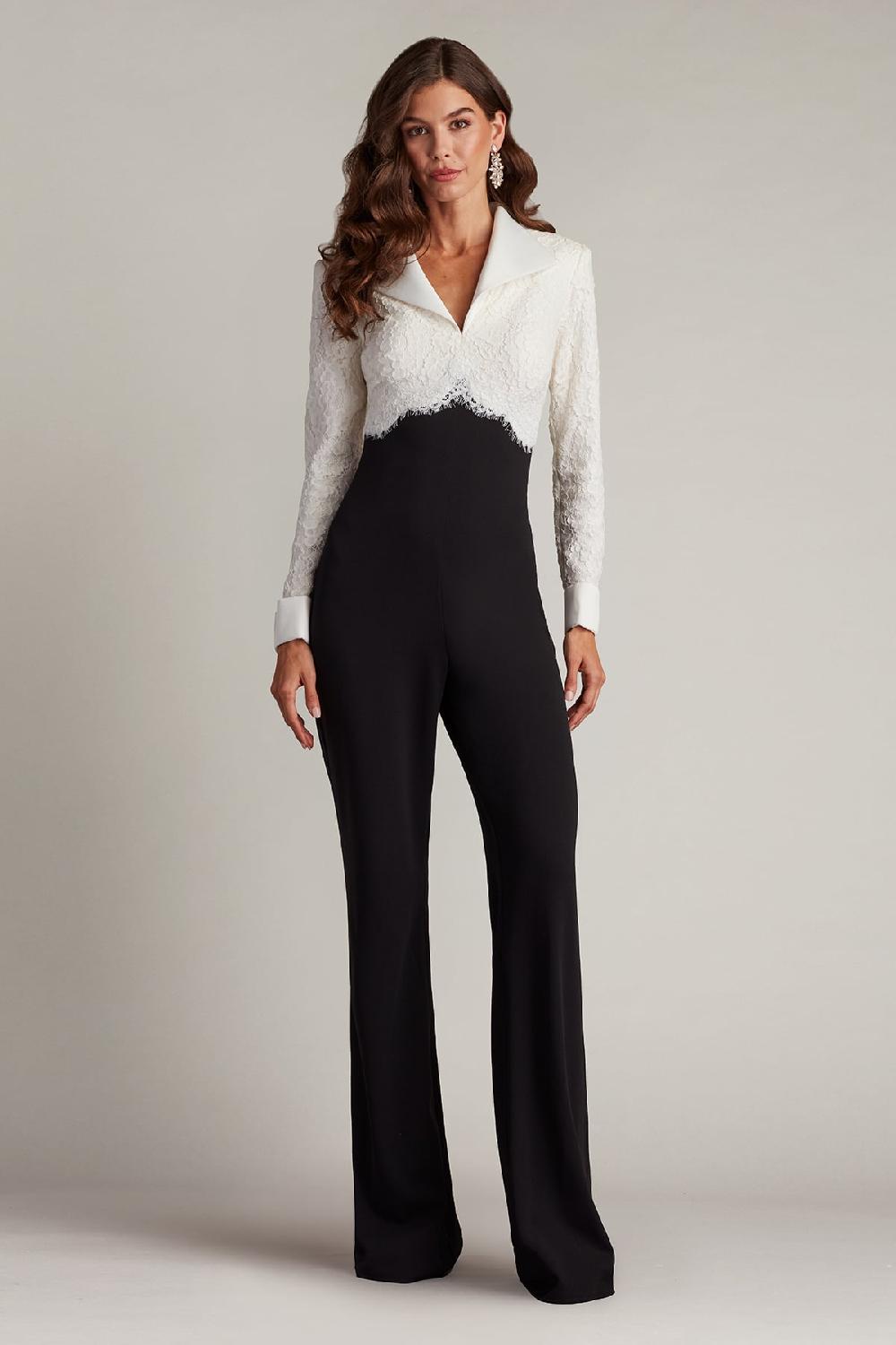 Tadashi Shoji Deacon Collar Jumpsuit
