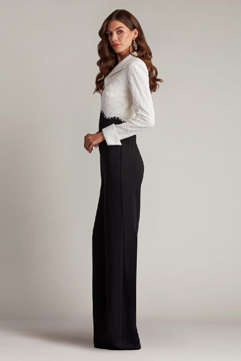 Tadashi Shoji Deacon Collar Jumpsuit