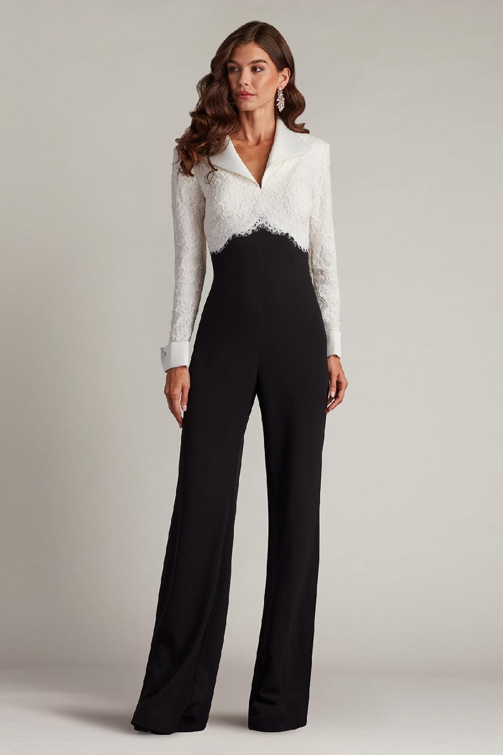 tadashi shoji Deacon Collar Jumpsuit