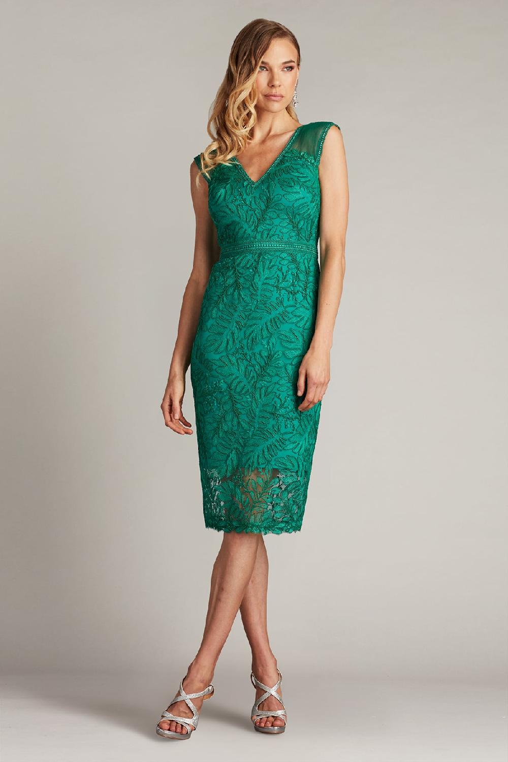 Tadashi Shoji Evonne Embroidered Dress