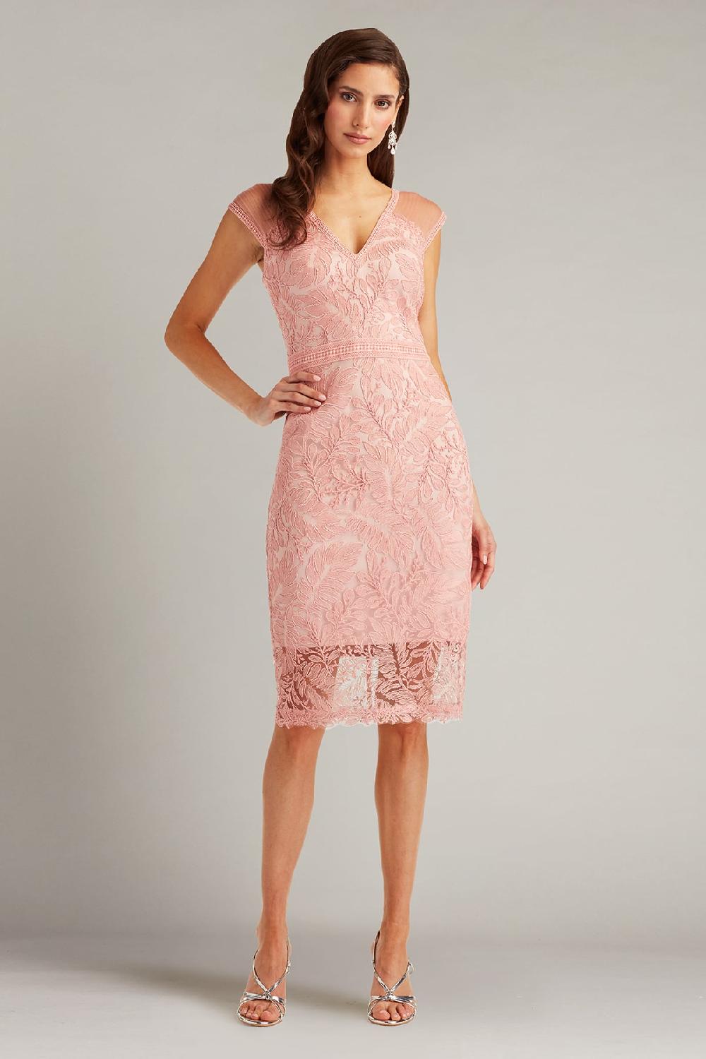 tadashi shoji Evonne Embroidered Dress