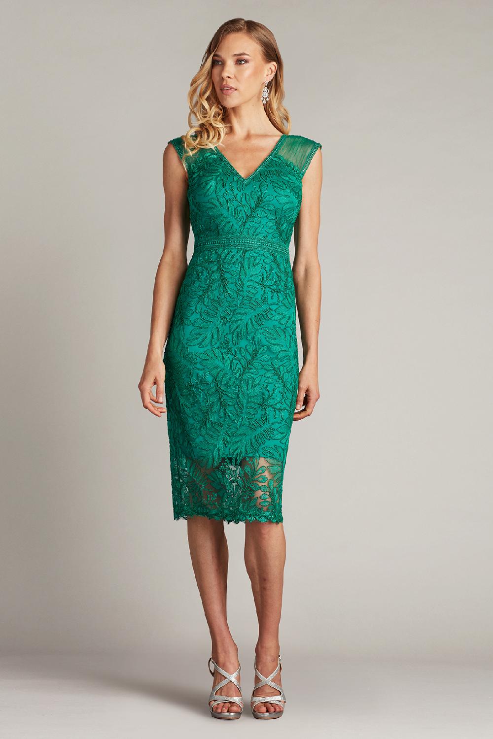 tadashi shoji Evonne Embroidered Dress