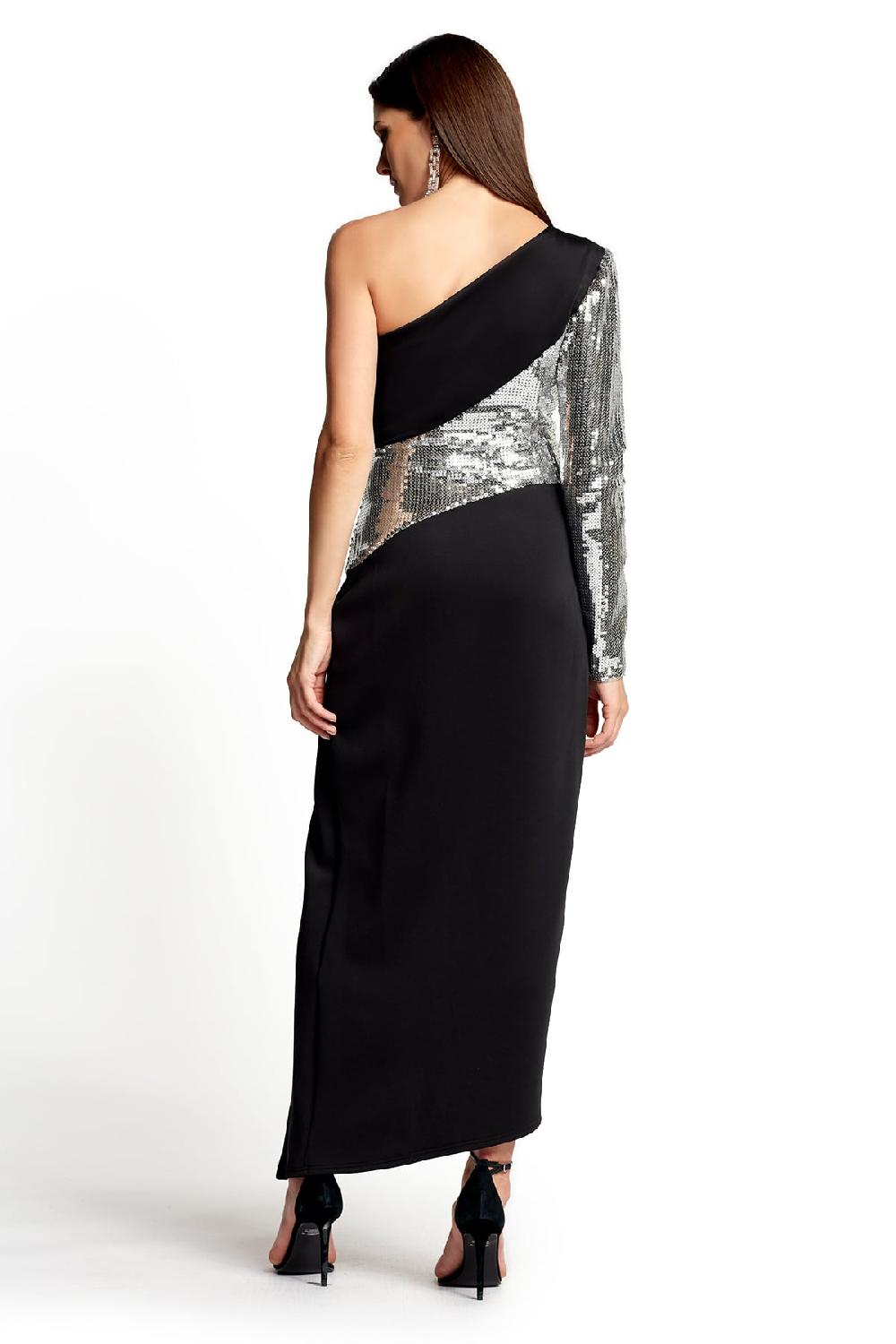 Tadashi Shoji Foxie One-Shoulder Gown