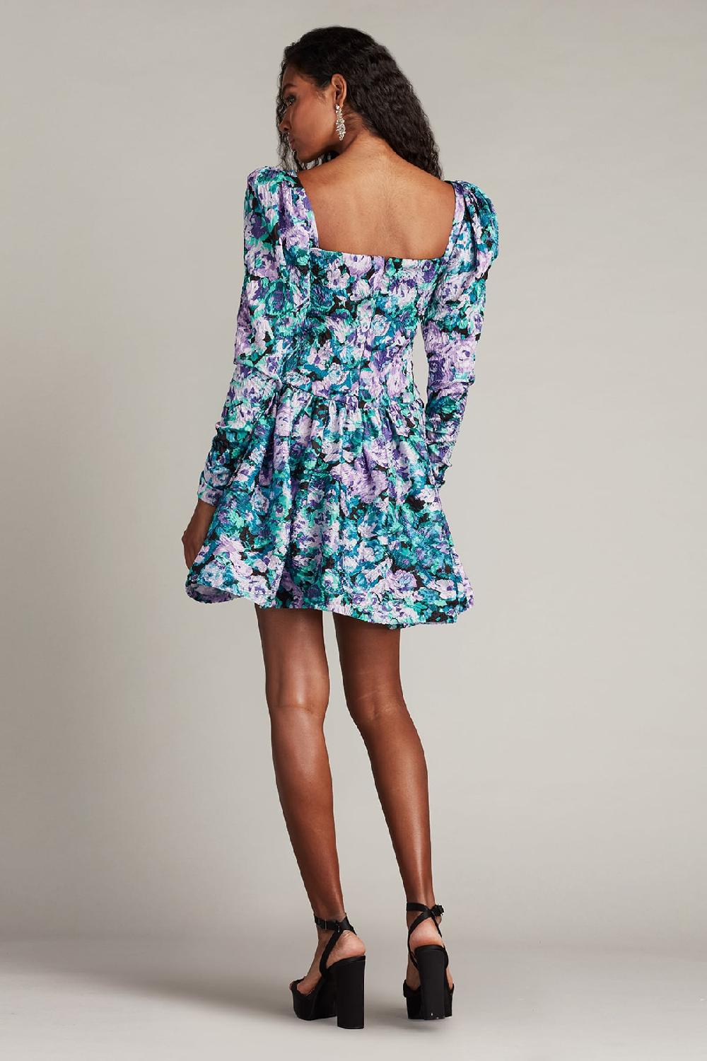 Tadashi Shoji Harlym Floral Print Mini Dress