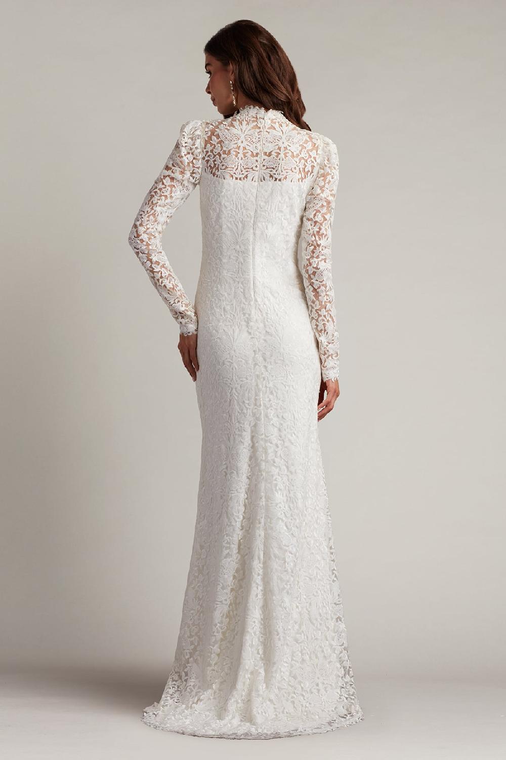 Tadashi Shoji Heiss Embroidered Illusion Gown