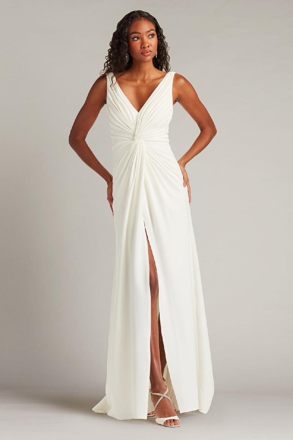 tadashi shoji Jessey Twist-Front Gown