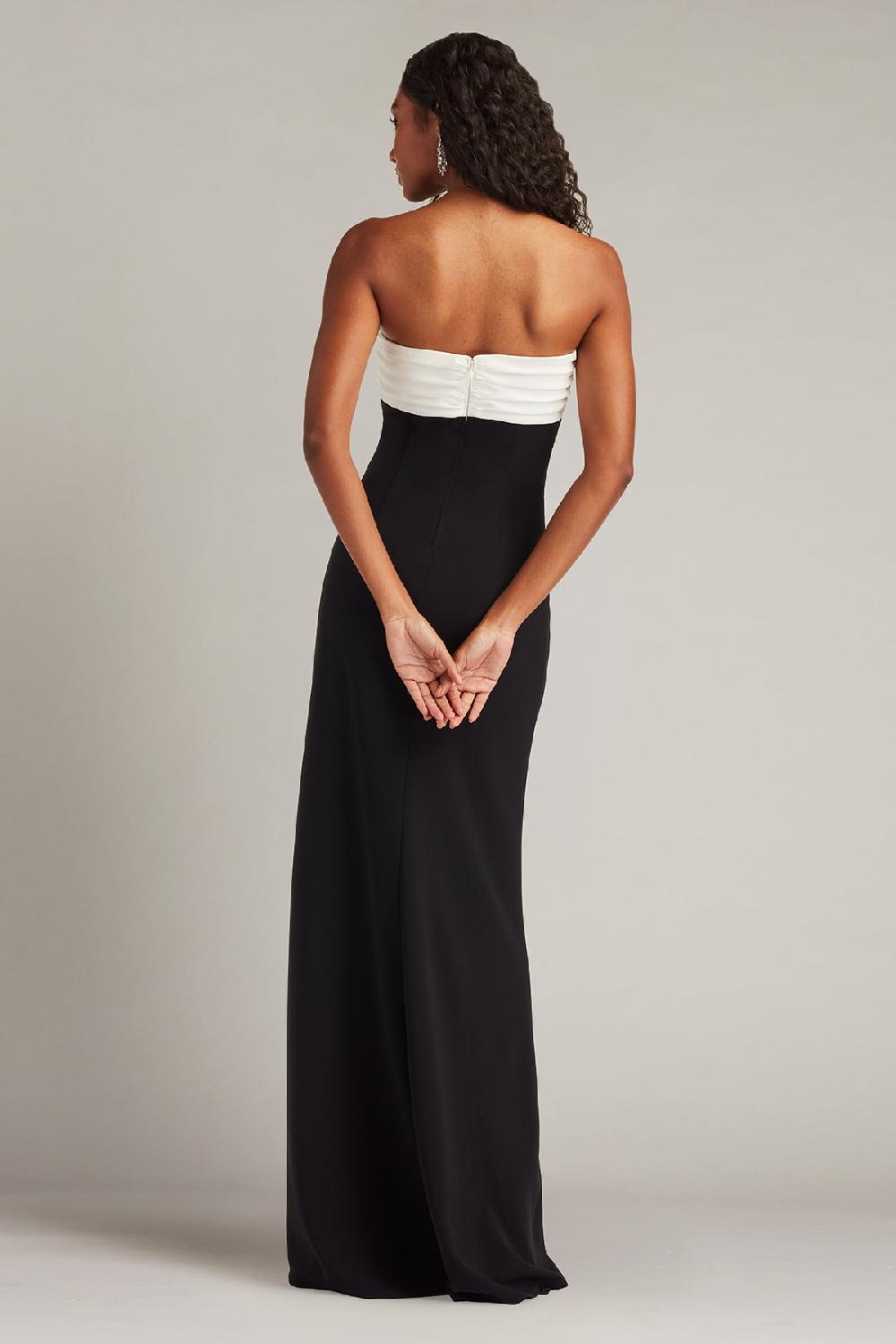 Tadashi Shoji Kaliko Twist Bow Gown