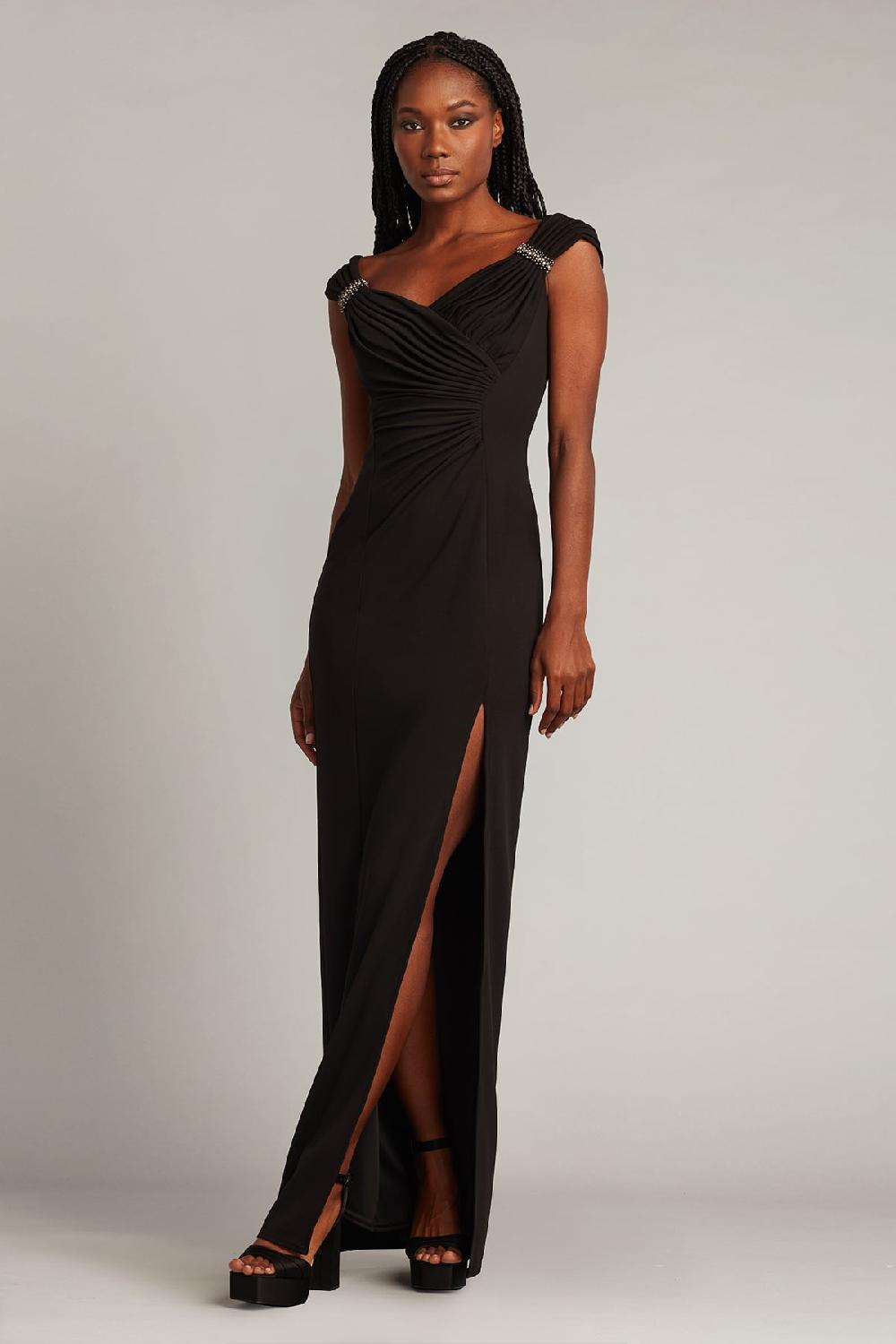 Tadashi Shoji Keene Pearl Accent Gown