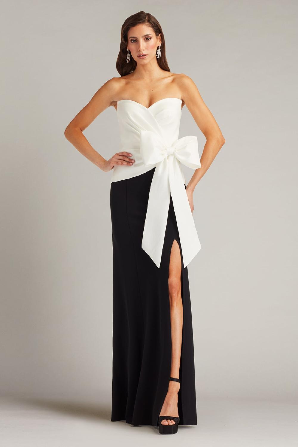 tadashi shoji Kinah Oversized Bow Gown