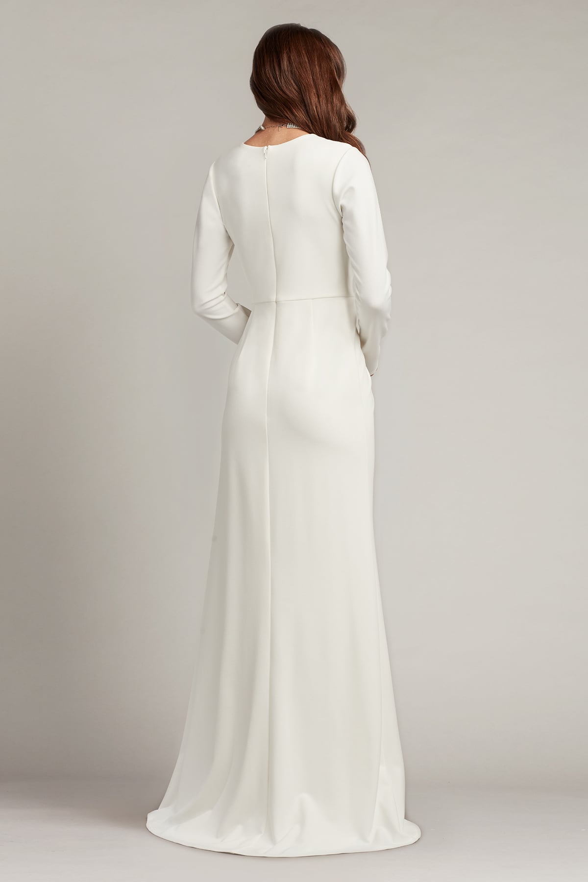Tadashi Shoji Kleiman Cascading Drape Gown