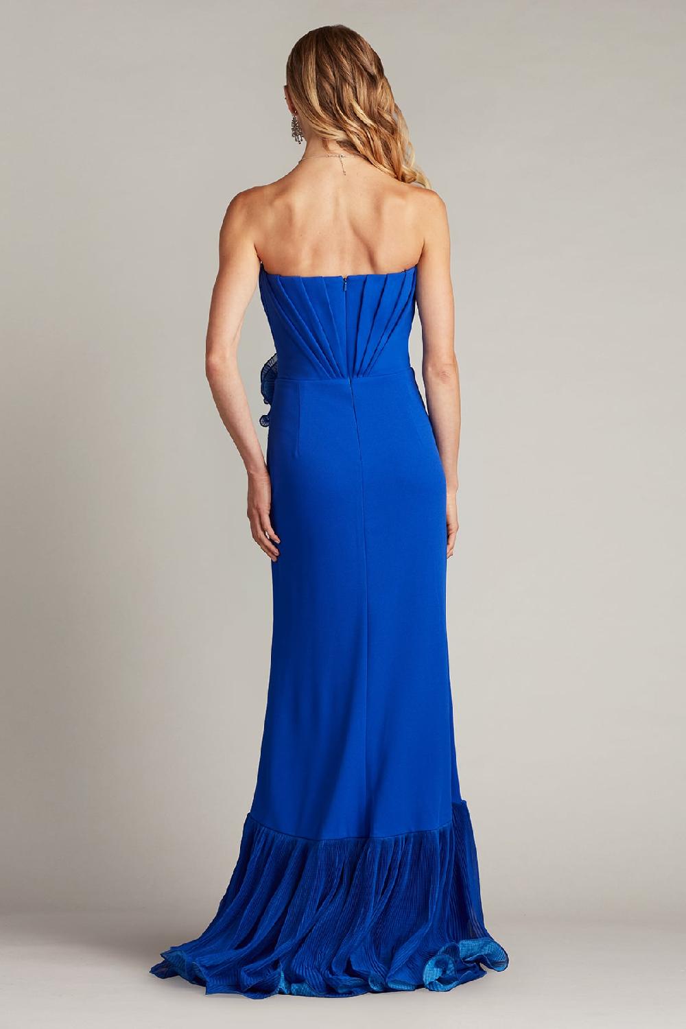 Tadashi Shoji Leith Cascading Ruffle Gown