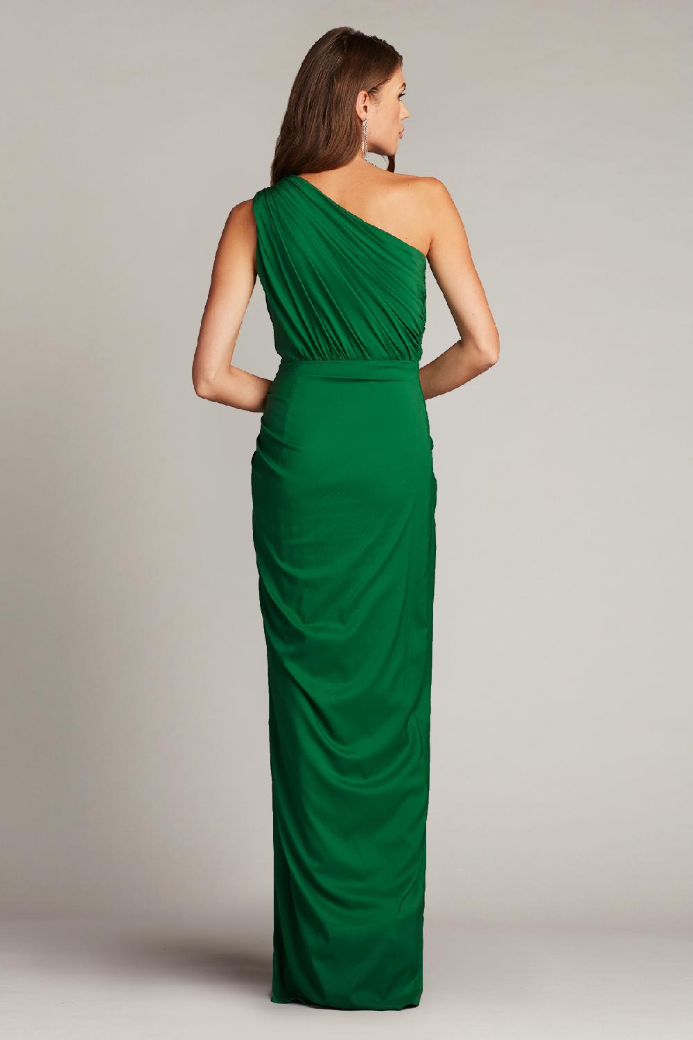 Tadashi Shoji Lena Waterfall Drape Gown