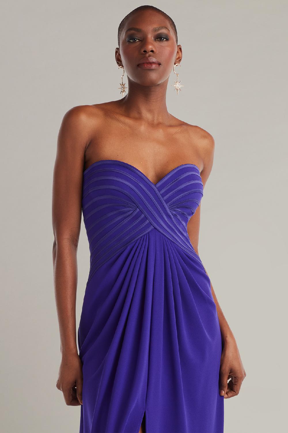 Tadashi Shoji Leni Strapless Sweetheart Gown