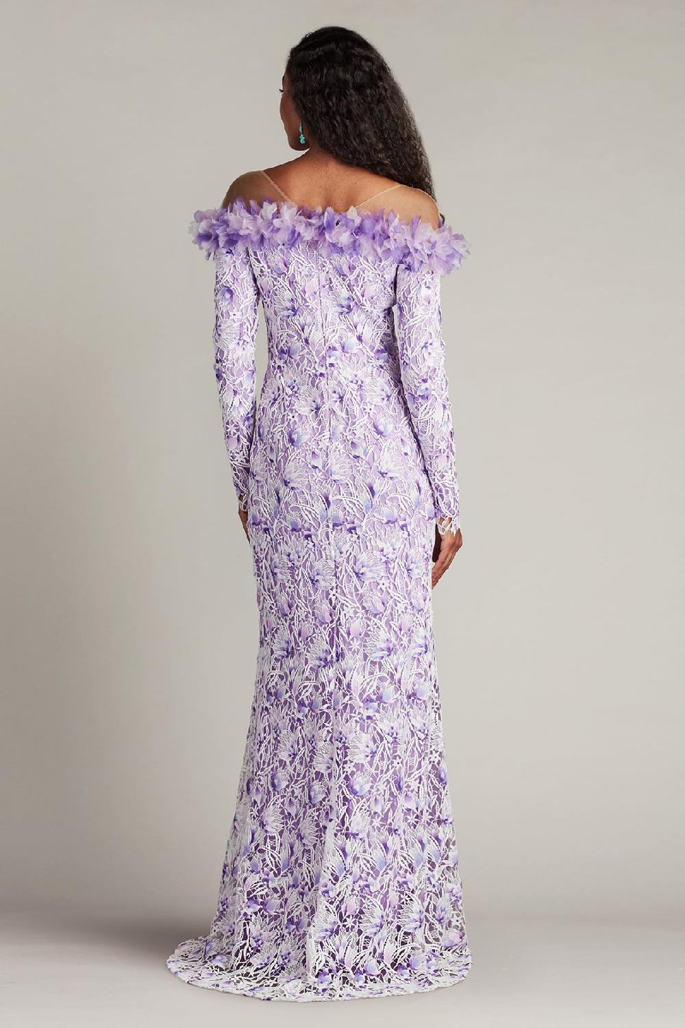 Tadashi Shoji Liora Embroidered Lace Gown