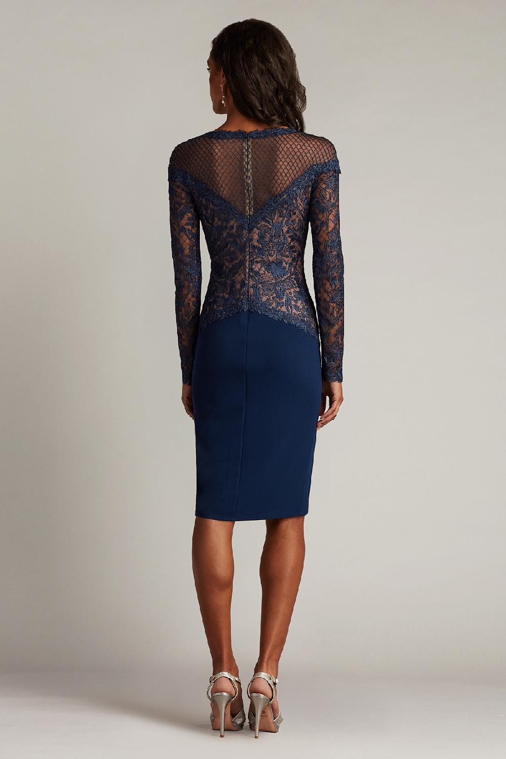 Tadashi Shoji Lisette Embroidered Illusion Dress