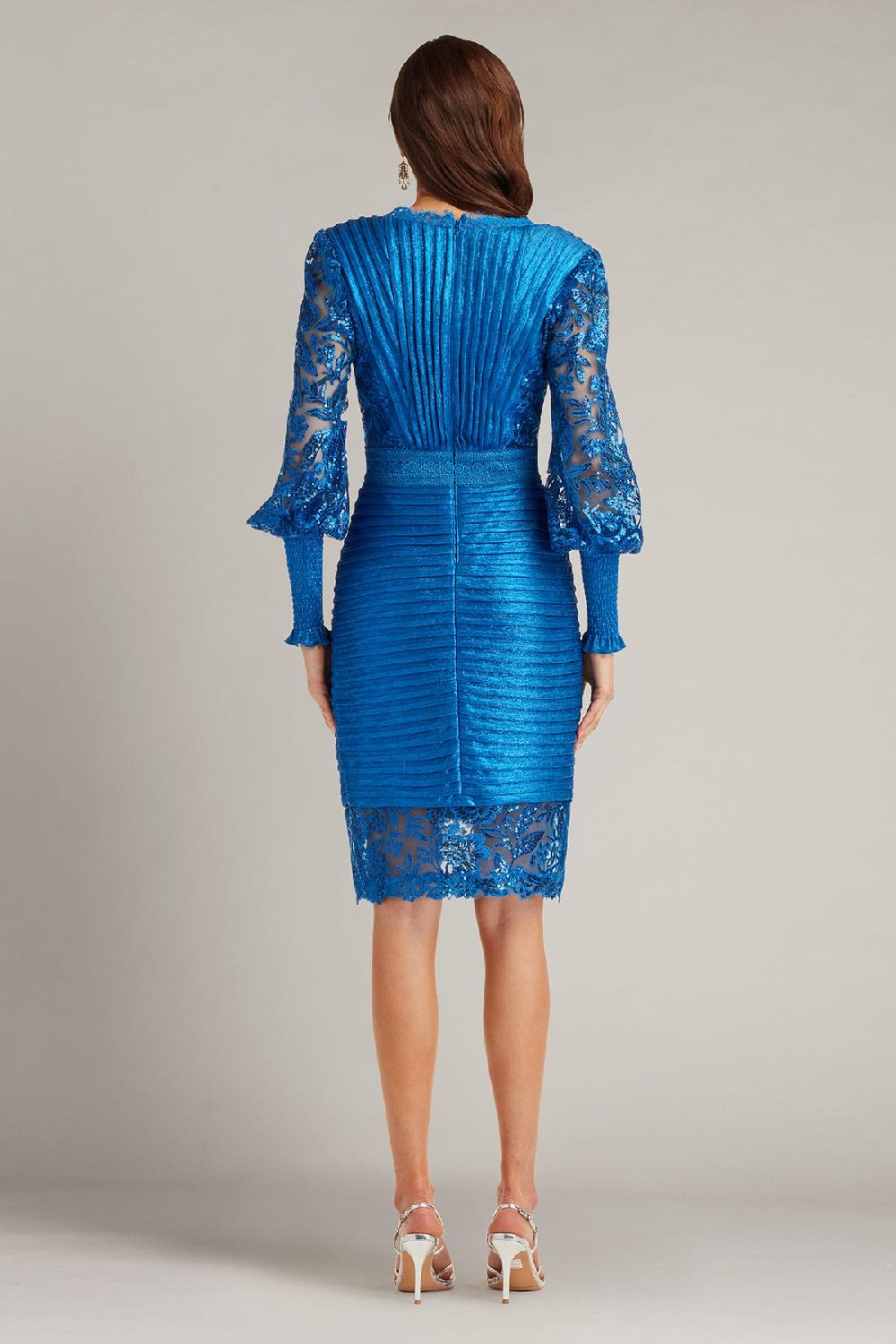 Tadashi Shoji Lovell Bishop Sleeve Dress