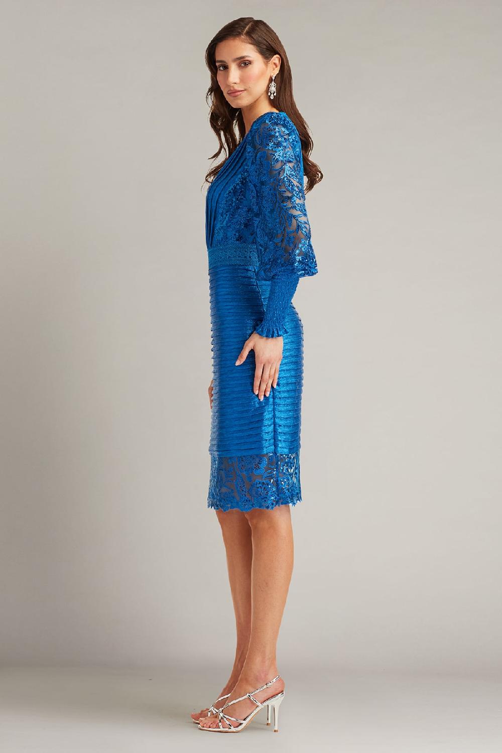 Tadashi Shoji Lovell Bishop Sleeve Dress