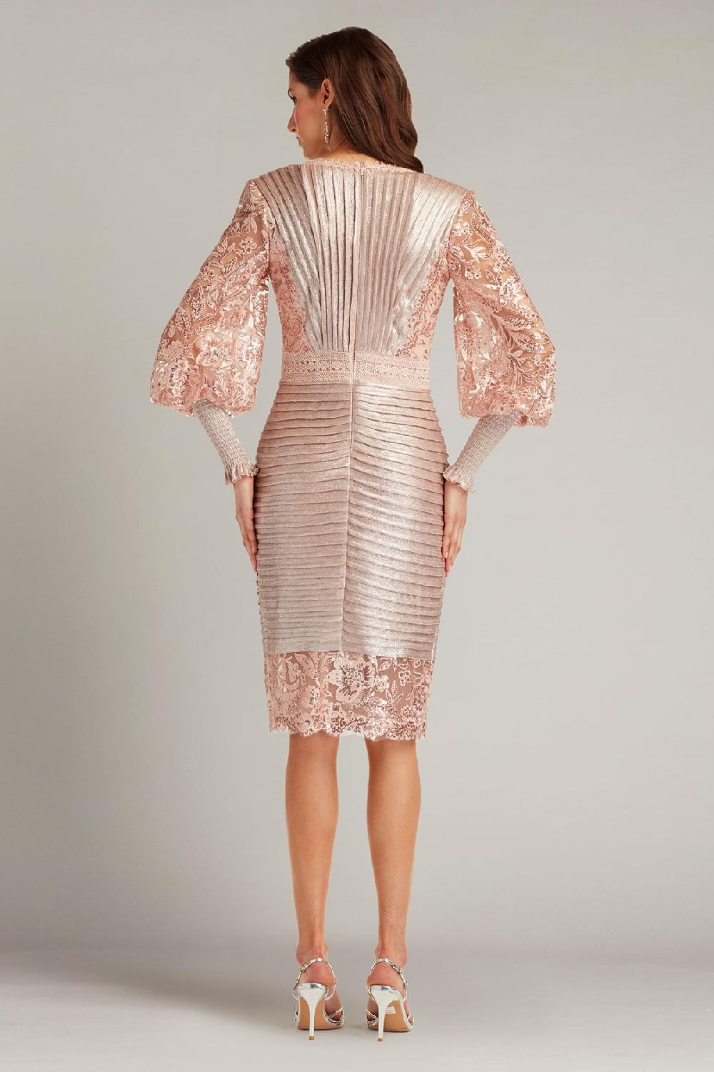 Tadashi Shoji Lovell Bishop Sleeve Dress