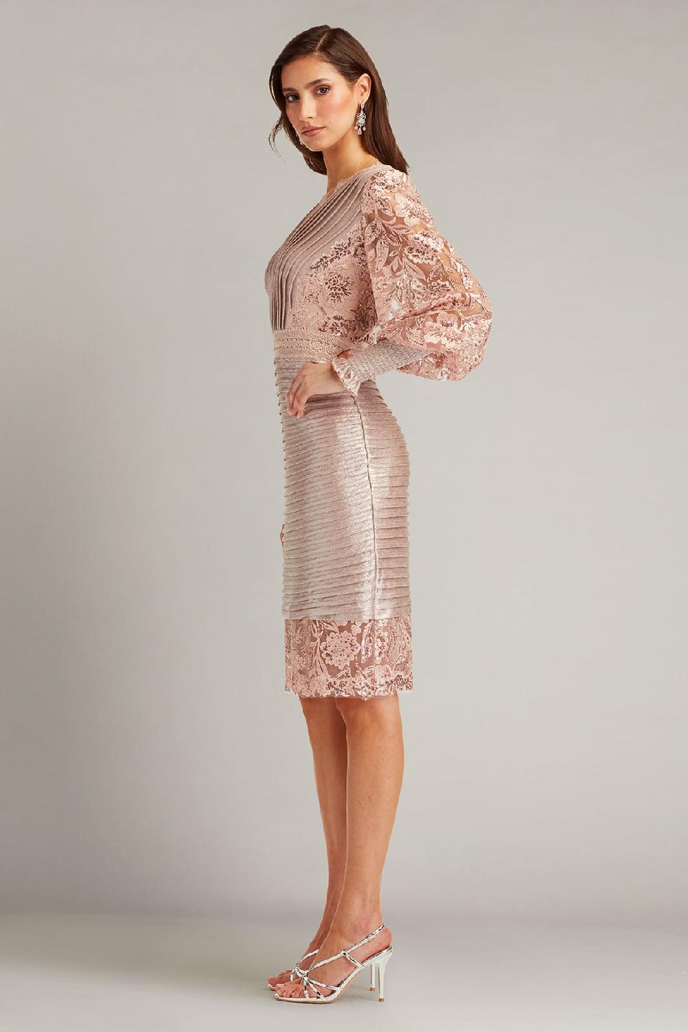 Tadashi Shoji Lovell Bishop Sleeve Dress