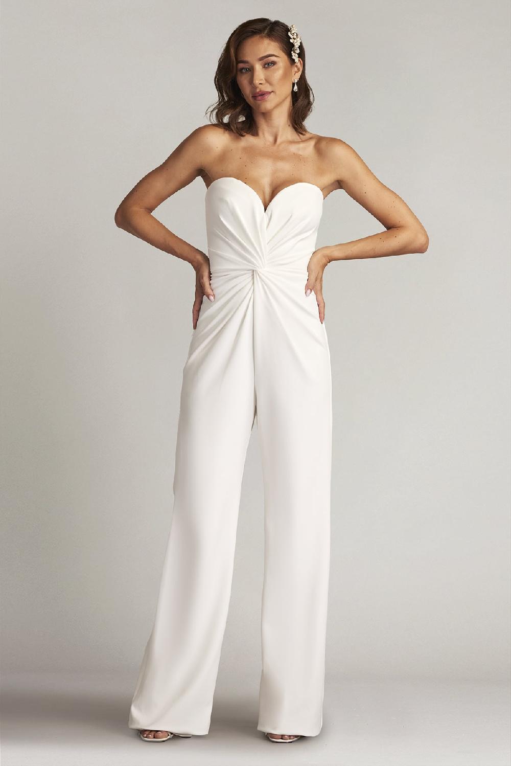 Tadashi Shoji Lucas Twist-Front Jumpsuit