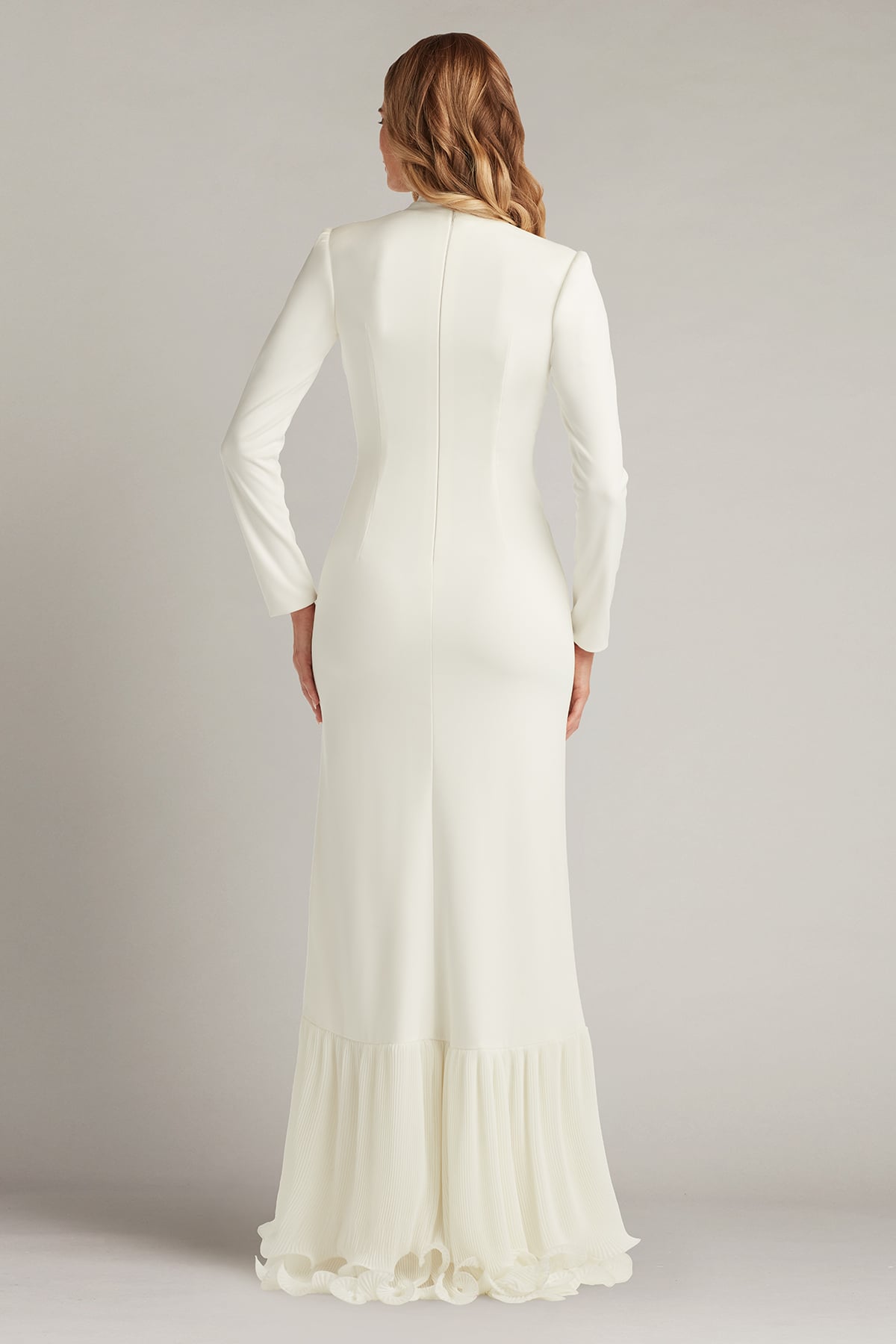 Tadashi Shoji Malone Cascading Ruffle Gown