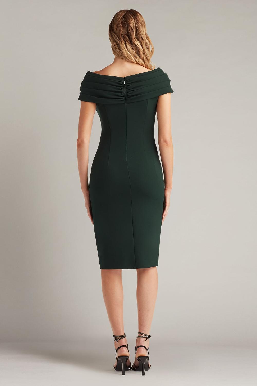 Tadashi Shoji Martine Waterfall Flounce Dress