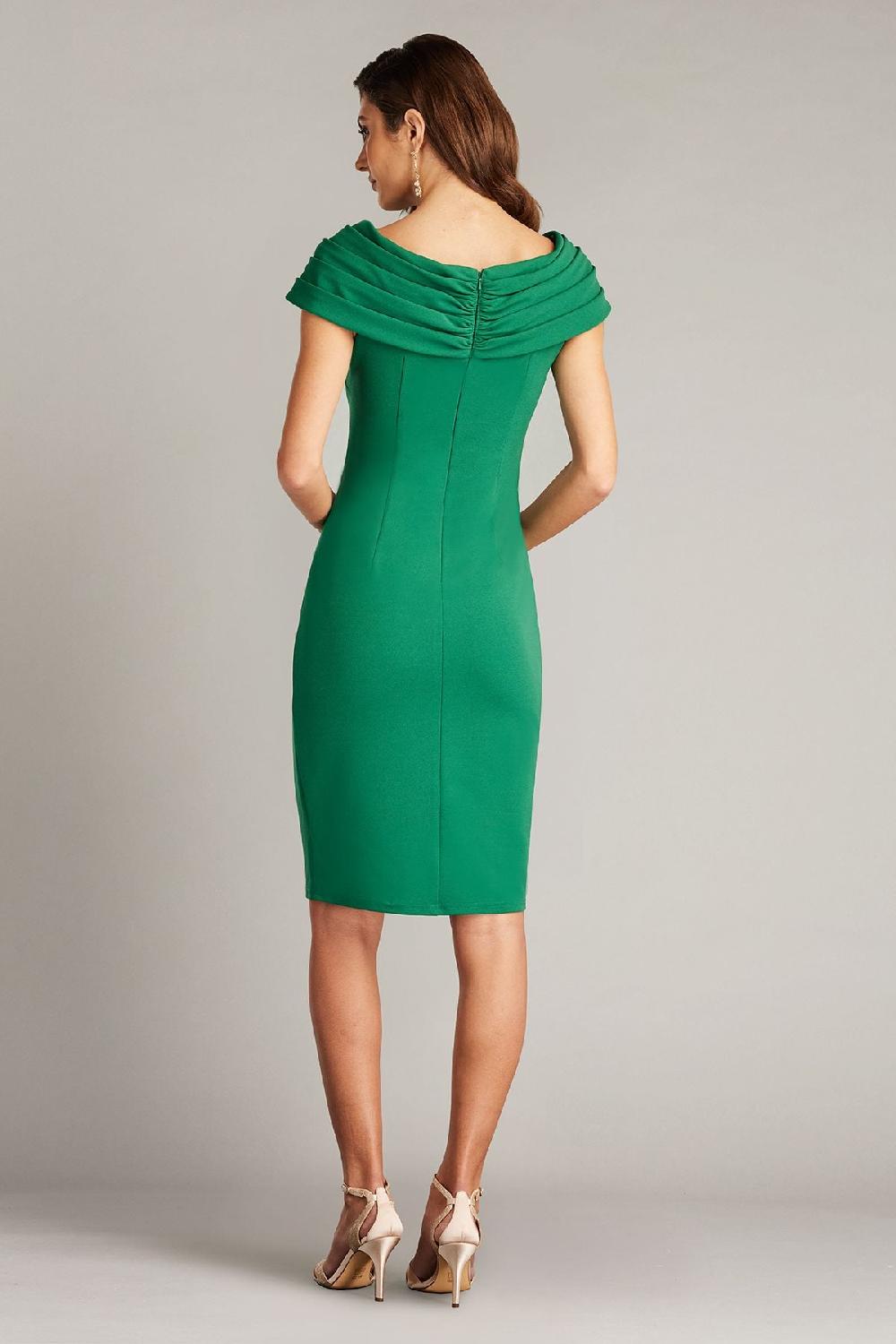 Tadashi Shoji Martine Waterfall Flounce Dress