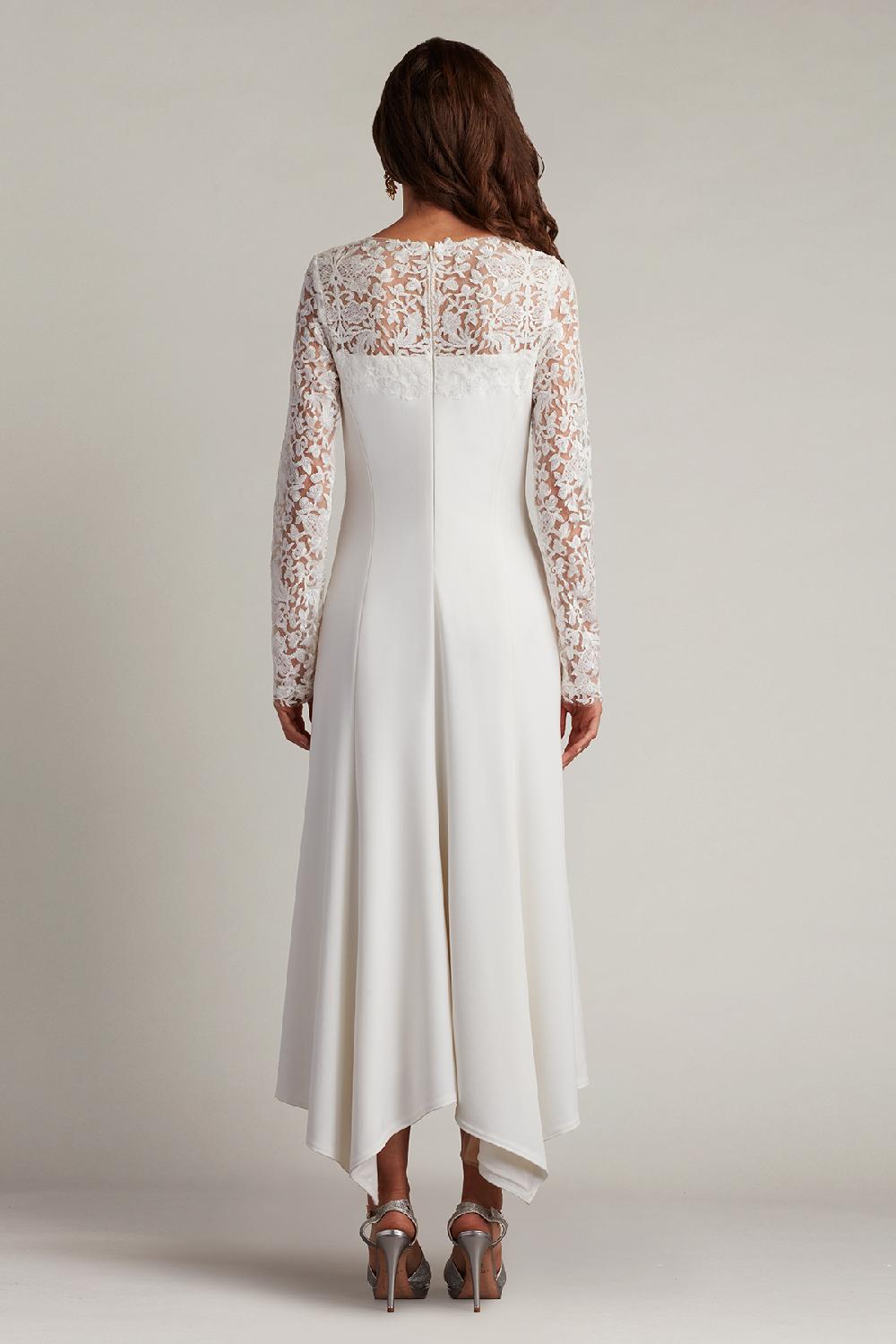 Tadashi Shoji Marzia Illusion Midi Dress