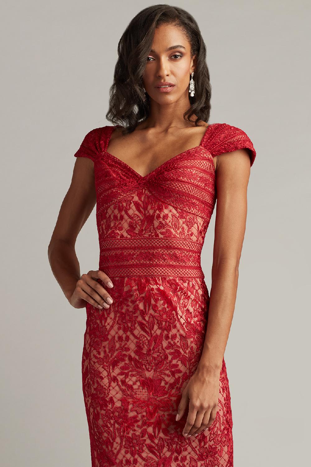 Tadashi Shoji Meera Embroidered Lace Dress