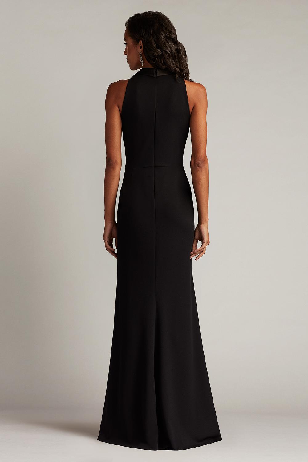 Tadashi Shoji Neshia Halter Lapel Gown