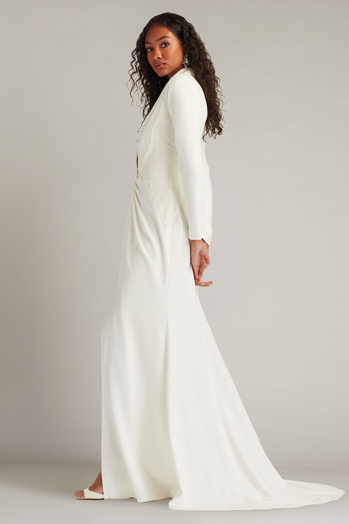 Tadashi Shoji Nicolette Twist-Front Gown