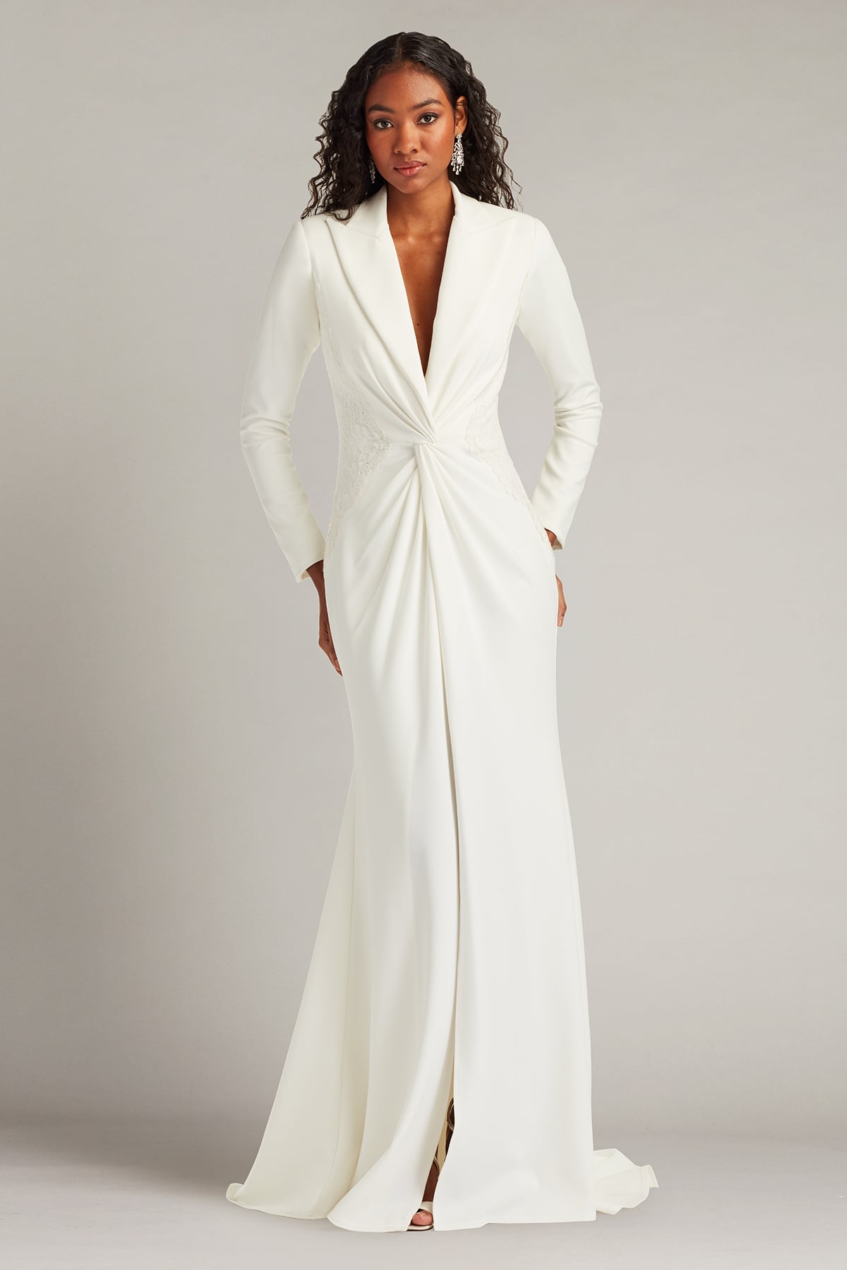 tadashi shoji Nicolette Twist-Front Gown