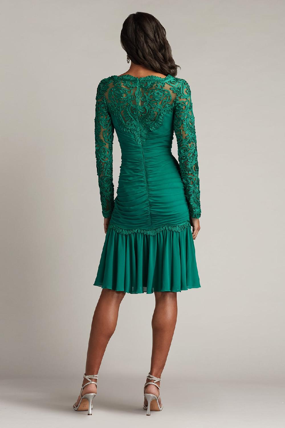 Tadashi Shoji Novara Embroidered Skater Dress