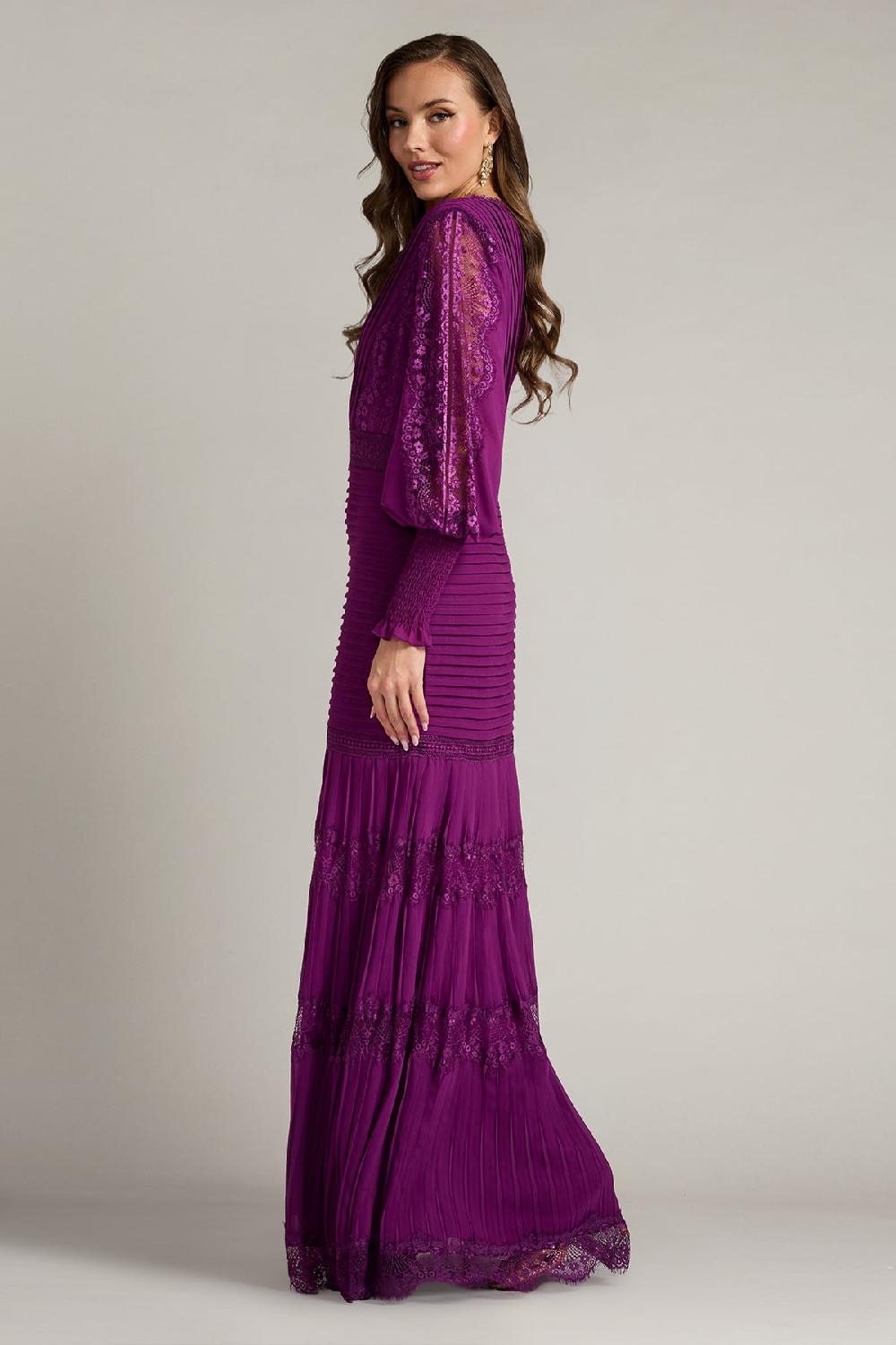 Tadashi Shoji Nyssa Bishop Sleeve Gown