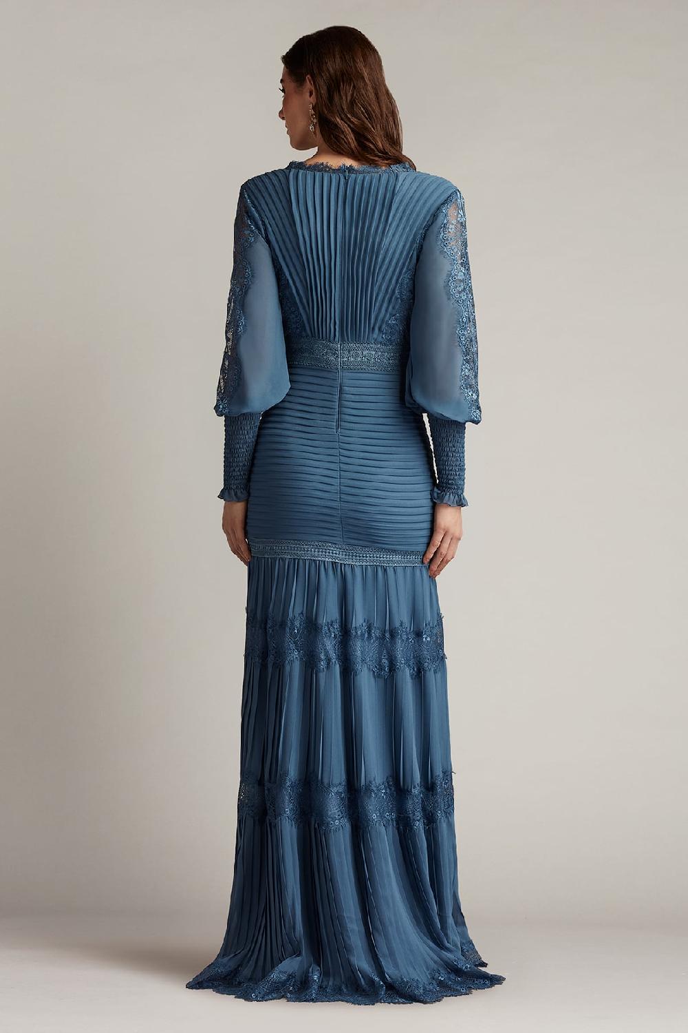 Tadashi Shoji Nyssa Bishop Sleeve Gown