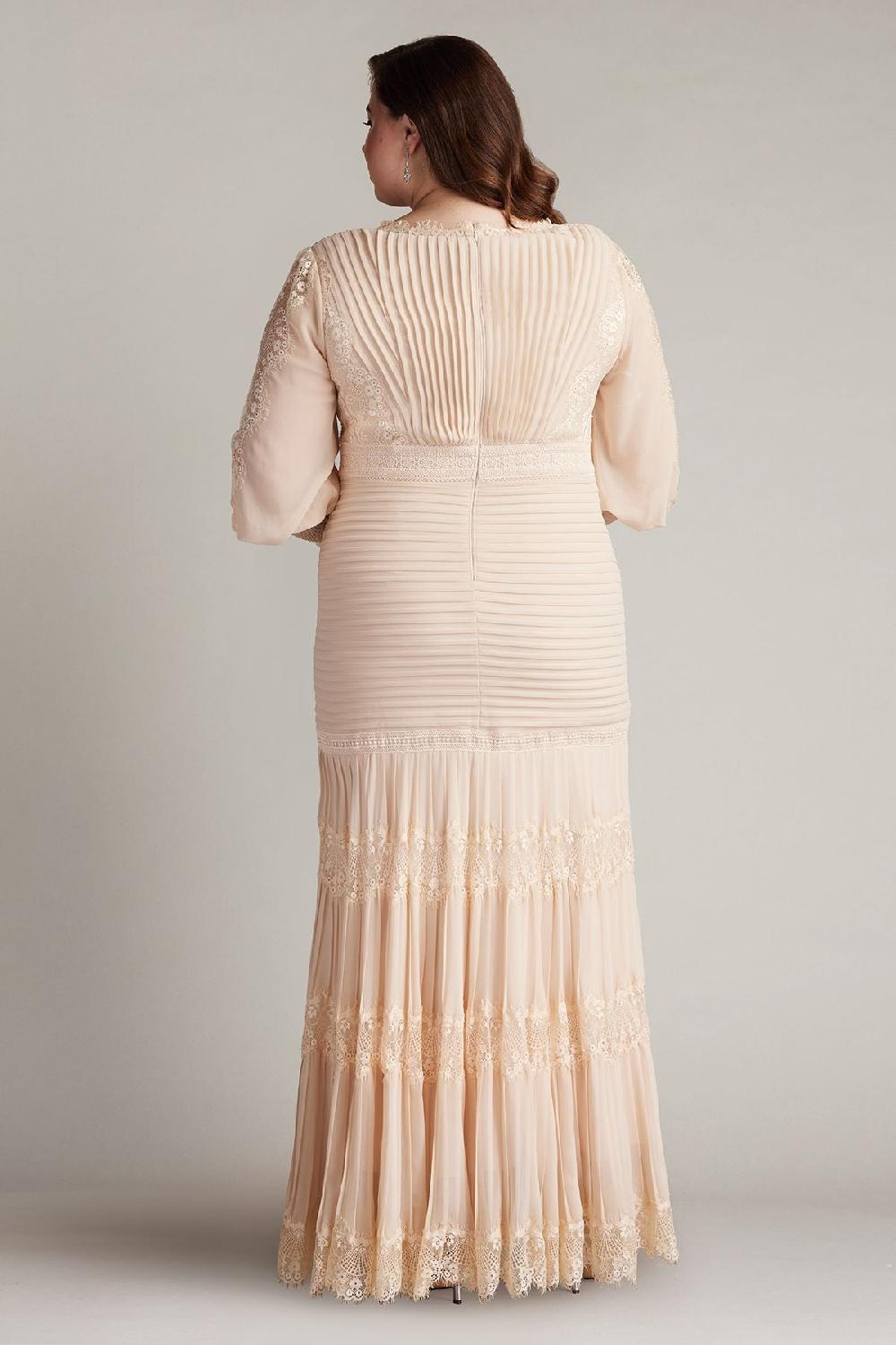 Tadashi Shoji Nyssa Bishop Sleeve Gown - PLUS SIZE