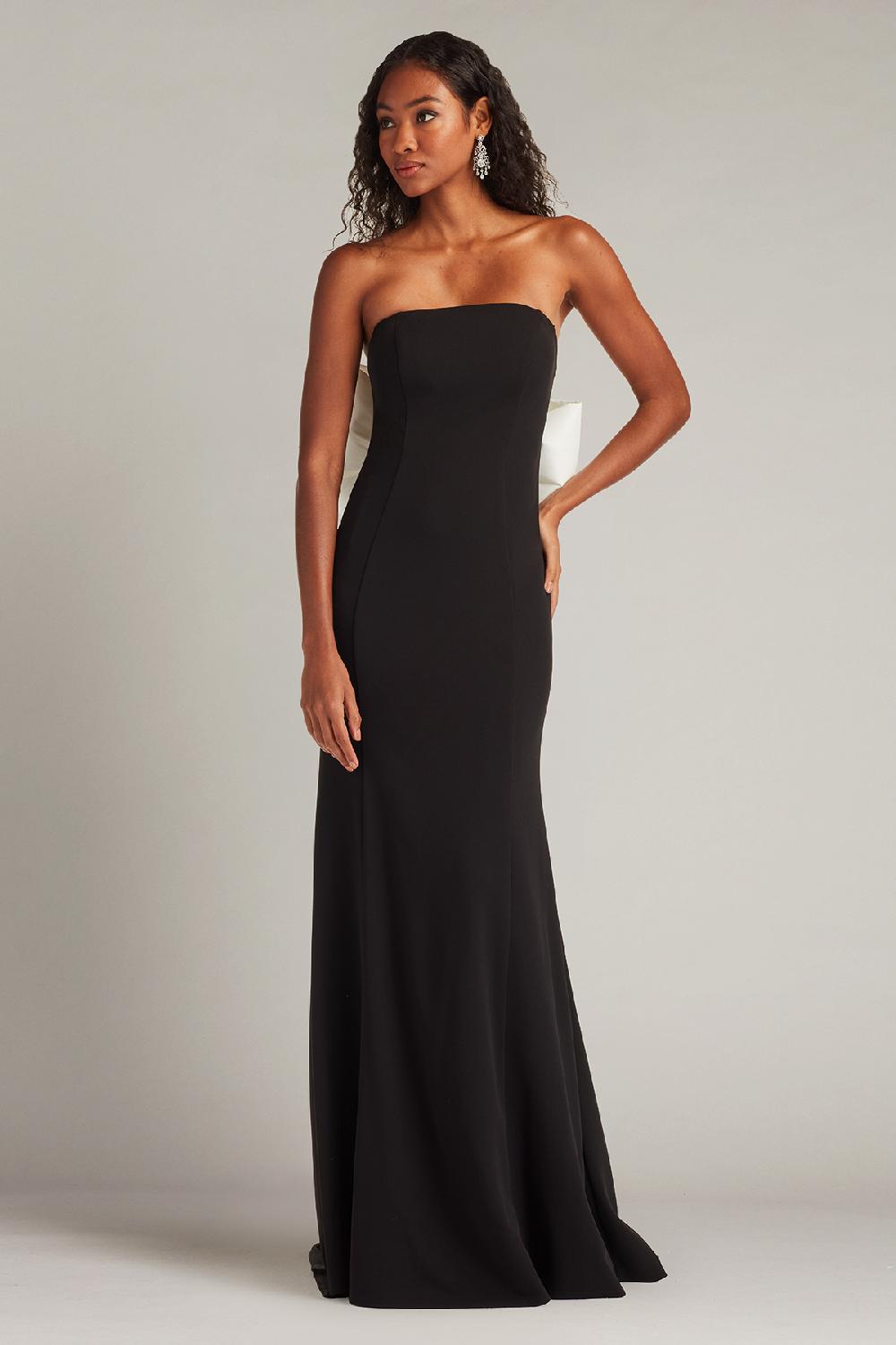 tadashi shoji Parmer Bow Back Gown