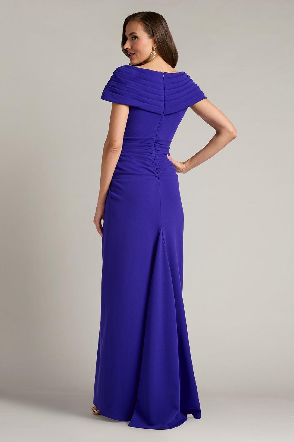 Tadashi Shoji Perkins Asymmetric Draped Gown