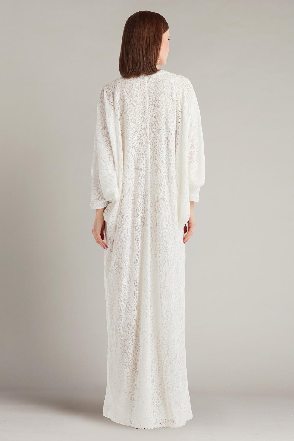 Tadashi Shoji Plaunt Lace Caftan Gown