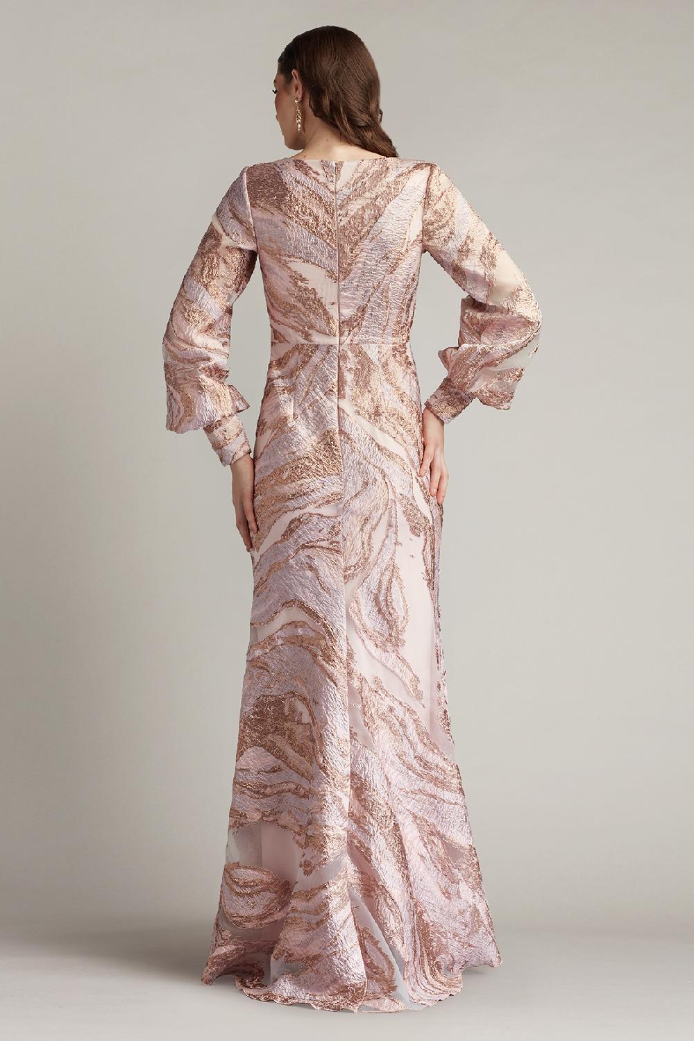Tadashi Shoji Roselle Gilded Gown
