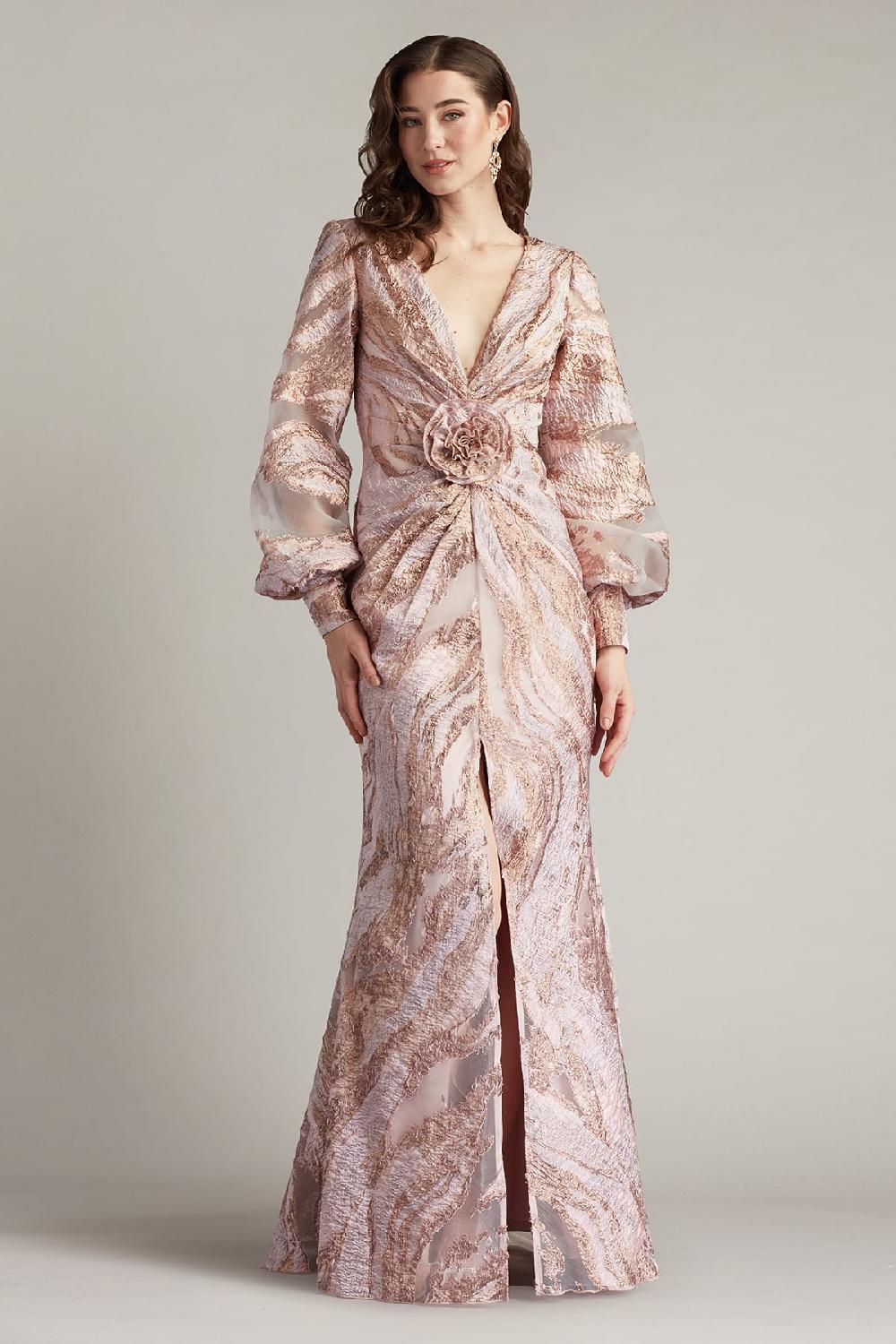 Tadashi Shoji Roselle Gilded Gown