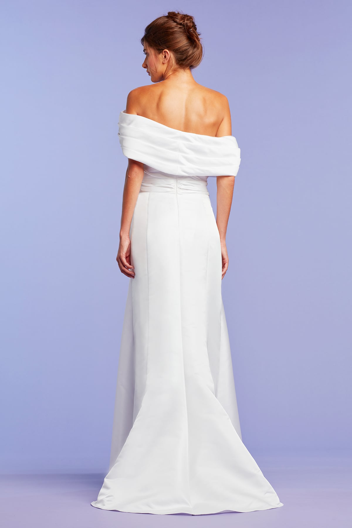 Tadashi Shoji Tenley Satin Jacquard Gown