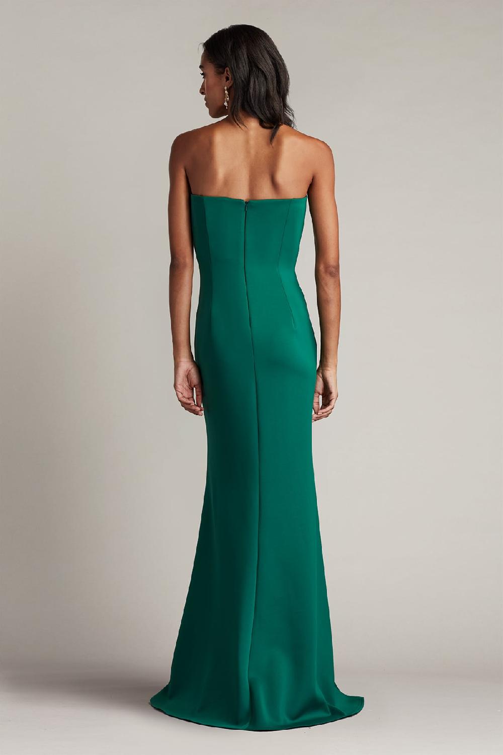 Tadashi Shoji Tia Draped Strapless Gown